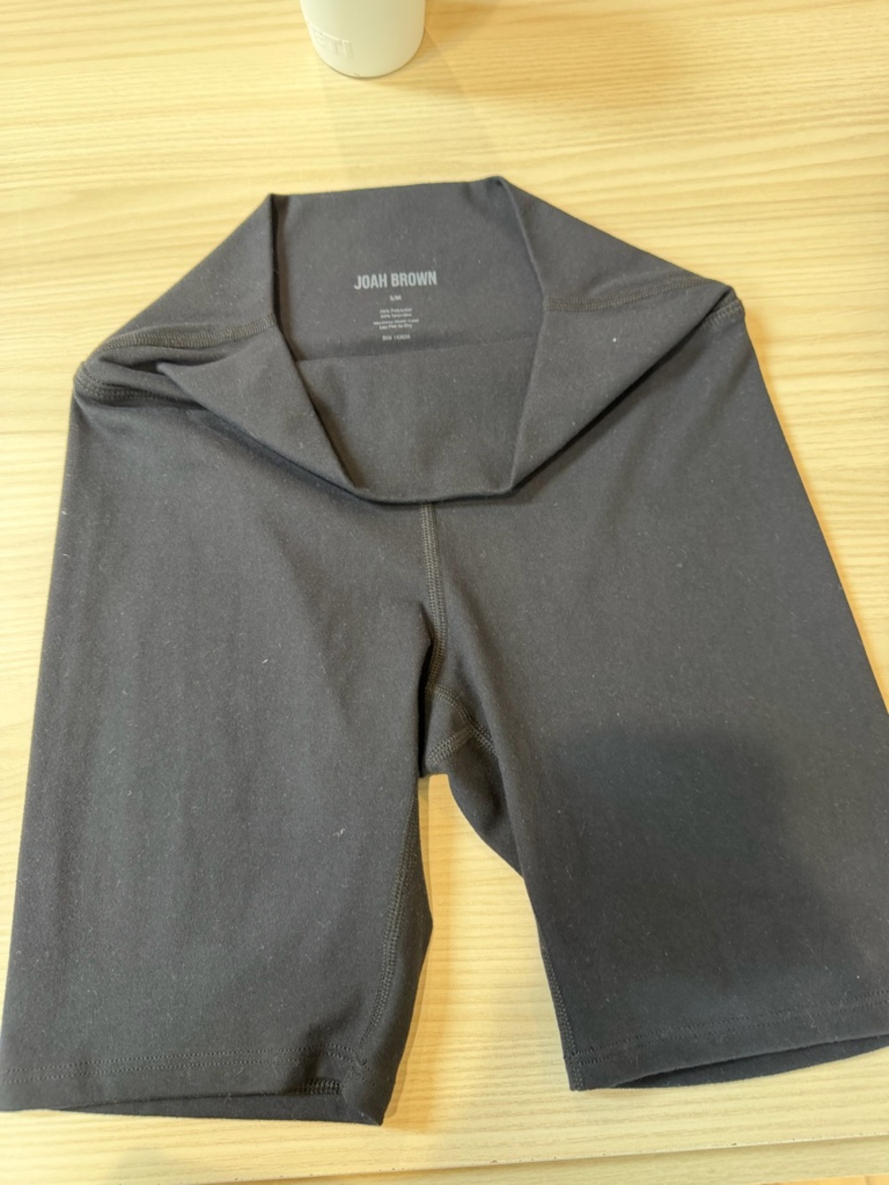 Joah Brown Black bike shorts- women's S/M - Picture 2 of 4
